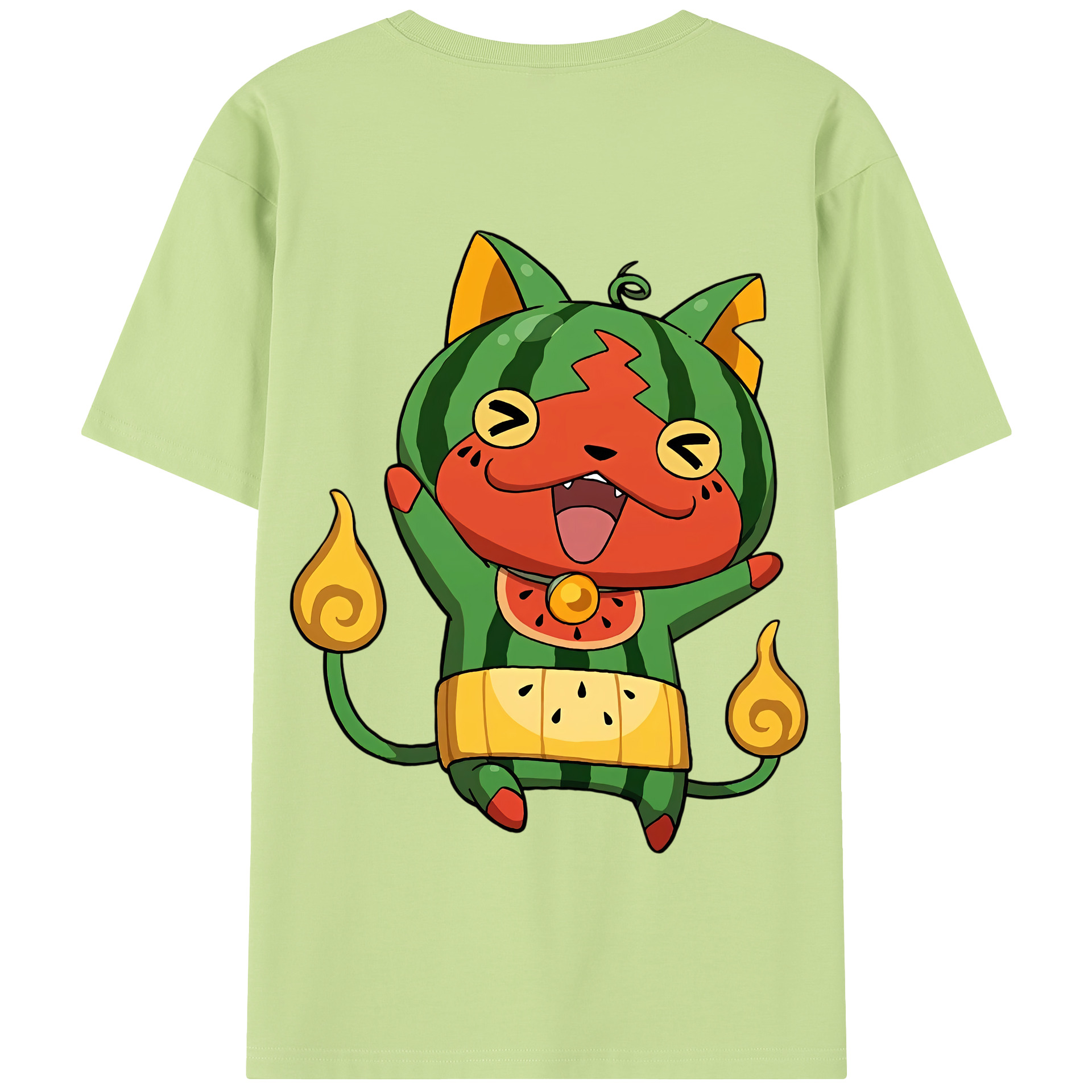 （画像用） 妖怪ウォッチ Yo-kai Watch 綿100％半袖Tシャツ（背面プリント）